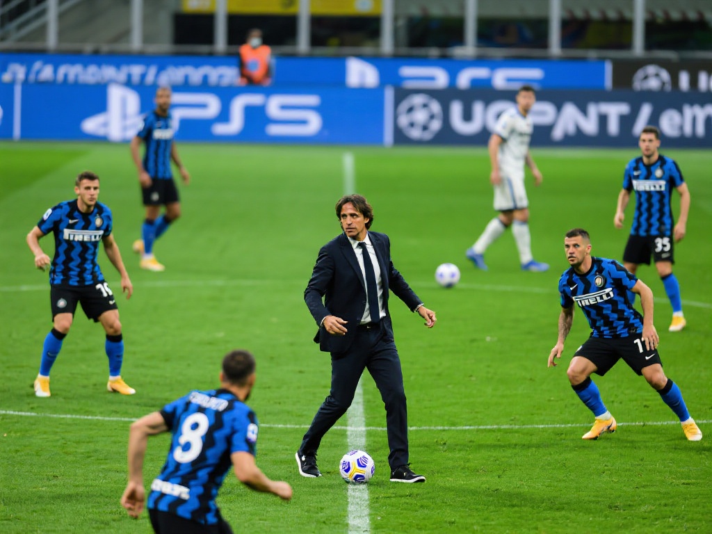 国际米兰主帅西蒙尼-因扎吉在战术方面继续