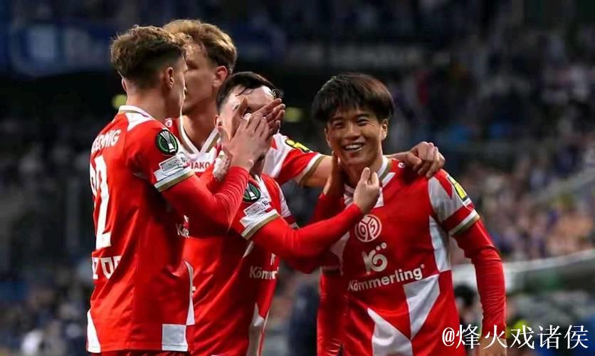 波兹南莱赫1-1美因茨,川崎飒太建功,伊沙克扳平 波兹南莱赫1-1美因茨,川崎飒太建功,伊沙克扳平